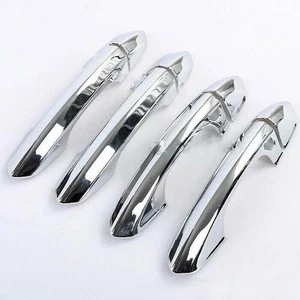 Chrome Door Handle Cover Trim Set Fit Ford Edge 2015-2024 - Foto 1 di 5