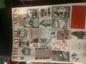 THEATRE ARTS MAGAZINE  * OCT  1955 *MAXINE NEWMAN OF B.H. ESTATE - Picture 1 of 2