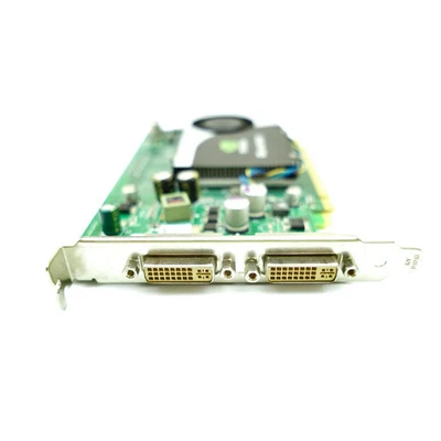 HP (456136-001) NVIDIA Quadro FX 370 - 256MB DDR2 PCIe-x16 FH (454318-001) - Image 1 of 4