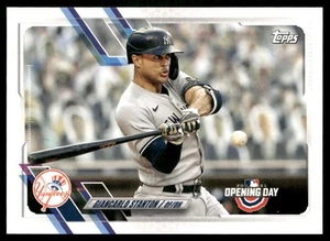 2021 TOPPS OPENING DAY GIANCARLO STANTON BASE NEW YORK YANKEES #93 - Picture 1 of 2
