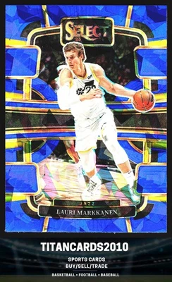 Lauri Markkanen 2023-24 Panini Select Blue Ice Prizm Utah Jazz #19 Foto 1 de 2