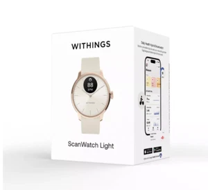 Withings ScanWatch Light - Montre connectée hybride, surveillance cardiaque, suivi d'activité - Photo 1 sur 1