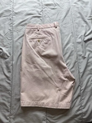 Pantalones Cortos PETER MILLAR Rosa 38 Pima Algodón Sarga Chino Pantalones Cortos Para Hombre Golfista Foto 1 de 4