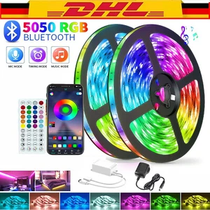 5-30M Streifen RGB LED Stripe 5050 Leiste Band Leuchte Lichterkette 230V Leuchte - Bild 1 von 16