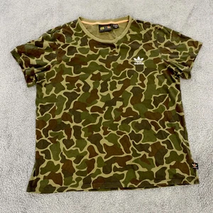 Adidas Original womens T-Shirt Size Large Pharrell Williams Hiking Green Camo G2 - Picture 1 of 8