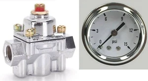 Regulador de baja presión de combustible Holley carburador de combustible rápido carburador 1-4 PSI 12-804-SWG - Imagen 1 de 4