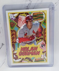 2022 Topps Big League Baseball BL-22 Nolan Gorman Card With Drake Cereal Art - Picture 1 of 4