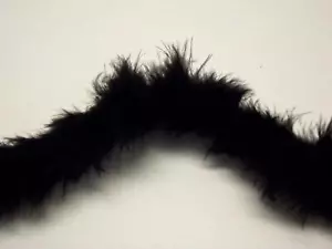Trimits High Quality Decorative Marabou Boa Feather Trim - BLACK - Picture 1 of 1