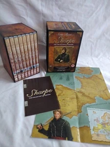 Sean Bean is Sharpe The Collector’s Edition DVD Box Set 15 Disc + Map & Booklet - Foto 1 di 6