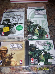 TOM CLANCY'S GHOST RECON Juego del Año Pack PC CD-Rom Juego de Estrategia (2 juegos) - Imagen 1 de 3