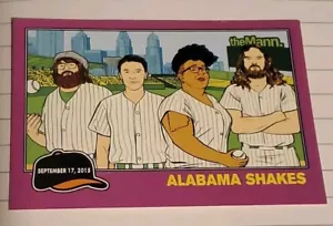 ALABAMA SHAKES DRIVE BY TRUCKERS CONCERT 2015 MANN MUSIC CENTER TRADING CARD - Picture 1 of 2