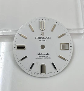 Original Bertolucci Uomo Automatic 28mm White Dial Ref: 884.55.41.10B - Picture 1 of 8