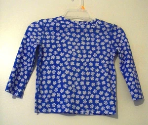 Girls GAP KIDS Blue with White Rash Guard Top Size Large 10-11 Years EUC!!! - Picture 1 of 2