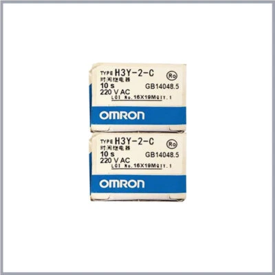 Omron DC 12V 24V AC 24V 110V 220V H3Y-2 H3Y-2-C H3Y-4 H3Y-4-C 10S 30S 60S 3M 5M - Image 1 of 4