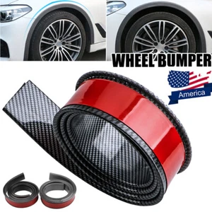 4Pcs Universal Car Fender Flare Edge Trim Self-Adhesive Wheel Sticker Protector - Foto 1 di 14