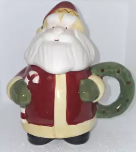 Weihnachtsmann Weihnachtsmann tragender Weihnachtsstock Keramiktasse mit Topper - Bild 1 von 7
