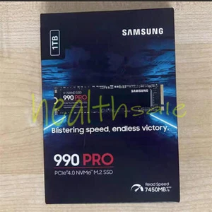ONE NEW Samsung 990 PRO NVMe M.2 1TB PCIe 4.0 NVMe V-NAND SSD - Afbeelding 1 van 1