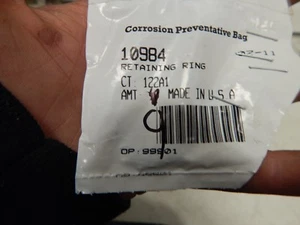 Genuine Harley Davidson Retaining Rings - 8 P/N: 10984 - Picture 1 of 2