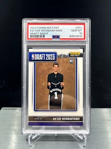 2023 VICTOR WEMBANYAMA Rookie - Panini Instant #DN1 - Draft Night RC - PSA 10 - Picture 1 of 3