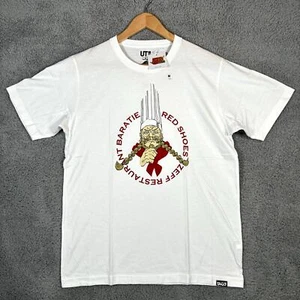 Uniqlo x One Piece T-Shirt Herren Medium Weiß Chef Zeff Shonen Jump 50th Neu - Bild 1 von 7