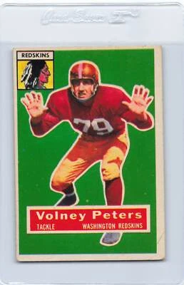 1956 Topps #73 Volney Peters Redskins VG/EX 1217 - Image 1 of 2