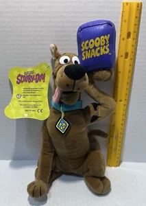 Scooby-Doo Peluche Porta Scooby Snacks Cartoon Network con etichette SPEDIZIONE GRATUITA - Foto 1 di 6