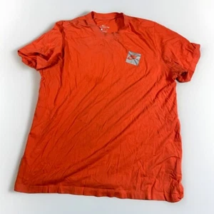 The Nike Tee Mens Pullover T-Shirt Shirt Size XL Orange Box Logo Short Sleeve - Picture 1 of 6