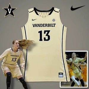 Nike Vanderbilt Audrey-Ann Caron-Goudreau 2014-2015 Game Worn Jersey Sz 46 L +2 - Picture 1 of 13
