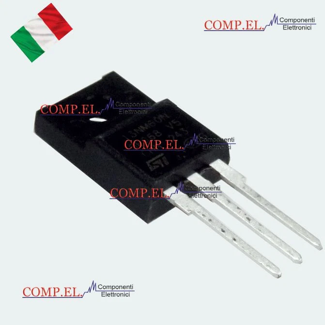 STMICROELECTRONICS 13NM60N N-CHANNEL POWER MOSFET 650V 11A 45W TO-220F STF13NM60N ORIGINALE ST