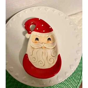 Johanna Parker Christmas Santa Claus Spoon Rest - Picture 1 of 1