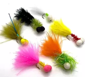 6 12 18 24 36 48 Trout fly fishing flies BOOBIES. Barbed or Barbless 10 12 hook - Picture 1 of 8