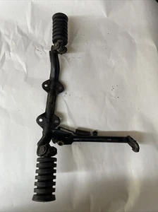 1973 Honda ST90 ST 90 Foot Peg Assembly with Kick Stand - Picture 1 of 8