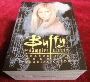 BUFFY THE VAMPIRE SLAYER: SEASON 4 - Complete VINTAGE Base Set (90 Cards), 2000 - Picture 1 of 12