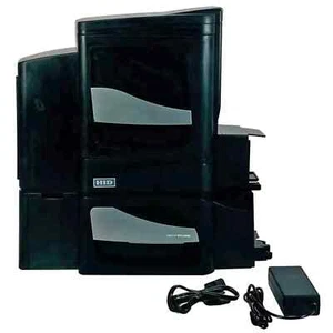 FULLY TESTED HID Fargo DTC4500 Color ID Card Printer with Laminator LAN USB - Picture 1 of 9