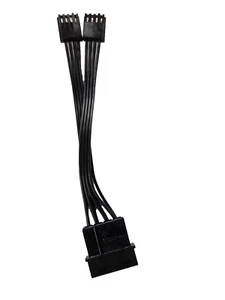 eVGA 4Pin Molex(M) to 2 X 4Pin Molex(F) Y Cable - Picture 1 of 3