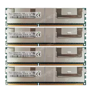 For Hynix 256GB 4X64GB 8RX4 PC3-12800L DDR3-1600Mhz ECC LRDIMM Server Memory - Picture 1 of 4
