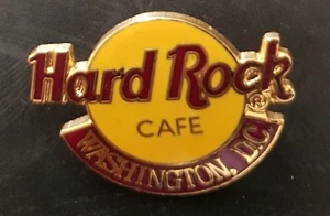 Hard Rock Cafe pin Washington DC Small Yellow Classic Logo Pin - Bild 1 von 1