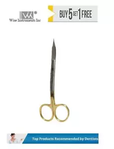 Dental Surgical Scissor Goldman Fox Cvd Hande 12.5cm T/C by Wise instruments - Picture 1 of 1