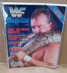 WWF Magazine Feb 1988 Wrestling Jake The Snake Roberts Demolition 80s SEALED - Picture 1 of 4