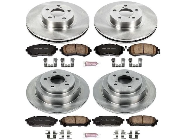Kit de pastillas de freno y rotor delanteras y traseras 22BBPF46 para Impreza 2006 2003 2004 2005 Foto 1 de 1