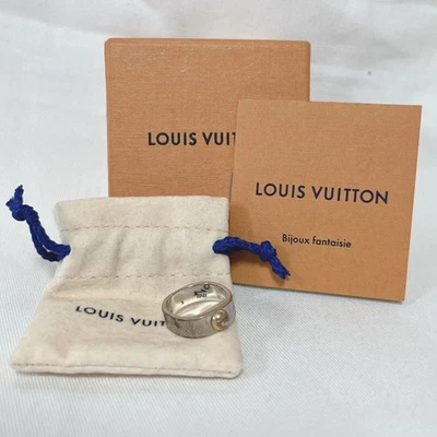 Anillo Louis Vuitton Bergnanogram S M00216 LE1129 Foto 1 de 4