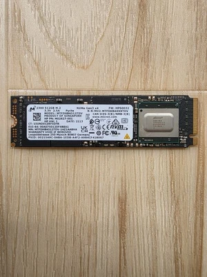 Micron 2300 512GB NVMe Gen3x4 M.2 SSD 2280 MTFDHBA512TDV - Image 1 of 2