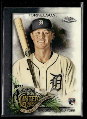 Spencer Torkelson RC - 2022 Topps Allen & Ginter Chrome Rookie #208 Detroit - Image 1 of 2