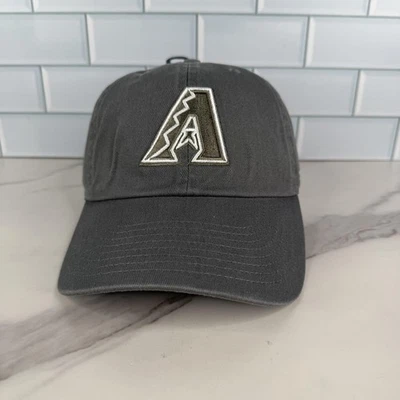 Arizona Diamondbacks Hat Cap Strap Back Mens One Size Gray 47 Baseball D-Backs - Image 1 of 4