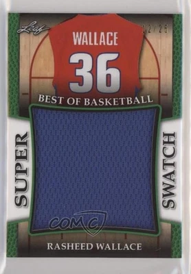 2016 Leaf Best of Basketball Unopened Edition Green /25 Rasheed Wallace #SS-23 - Image 1 of 2