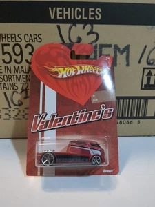 Hot Wheels 2008 Valentine's Qombee rot Druckguss Rarität Verpackung Versand - Bild 1 von 5