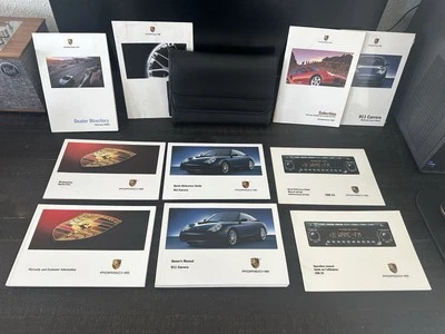 BONITO JUEGO MANUAL DEL PROPIETARIO 2003 Porsche Carrera 911 996 Carrera OEM Original 03 Foto 1 de 4