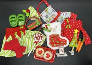 American Girl Wellie Wishers Holiday Christmas Lot Merry Stocking Baking Tree - Picture 1 of 14