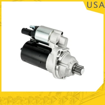 12V Starter Fits 2010-2016 Volkswagen CC 2.0T 17970N 02M911023G 02M911023GX - Image 1 of 4