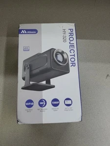 Allesin Mini Smart Projector, 1080P Full HD, 4K Supported, 18000 Lumen, Auto... - Picture 1 of 8